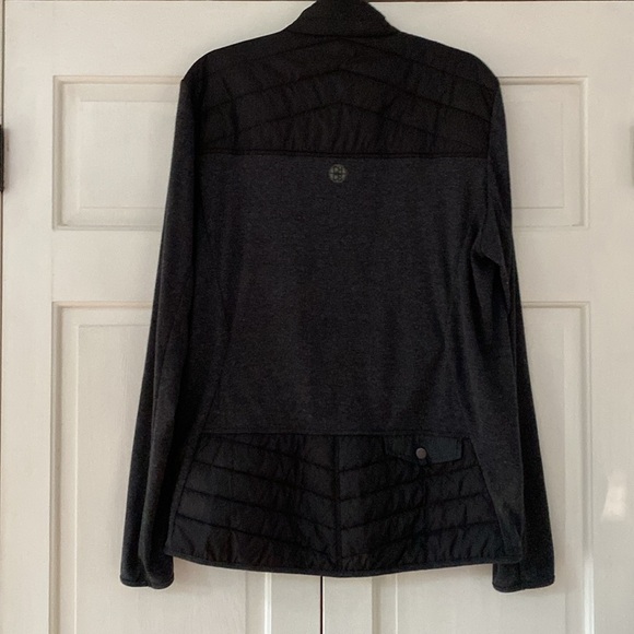 CHCB Cycling Quilted Jacket‎ Vest Shirt Light Jacket Black Puffy Gray Size Large - Picture 12 of 14